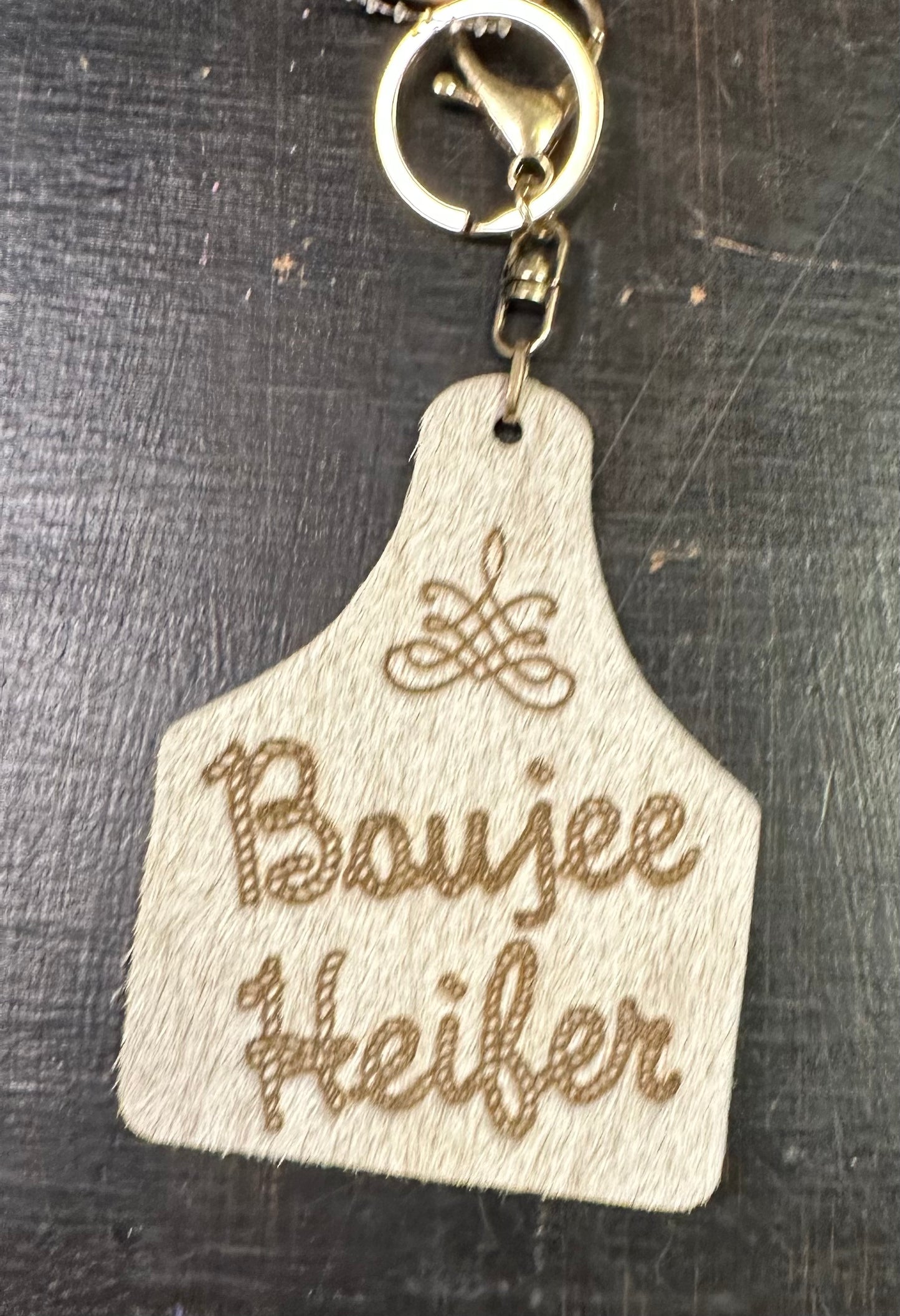 P2 Ear Tag Key Chains