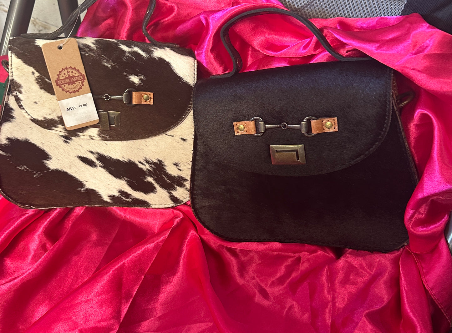 WL Small Hide and Handle Purse