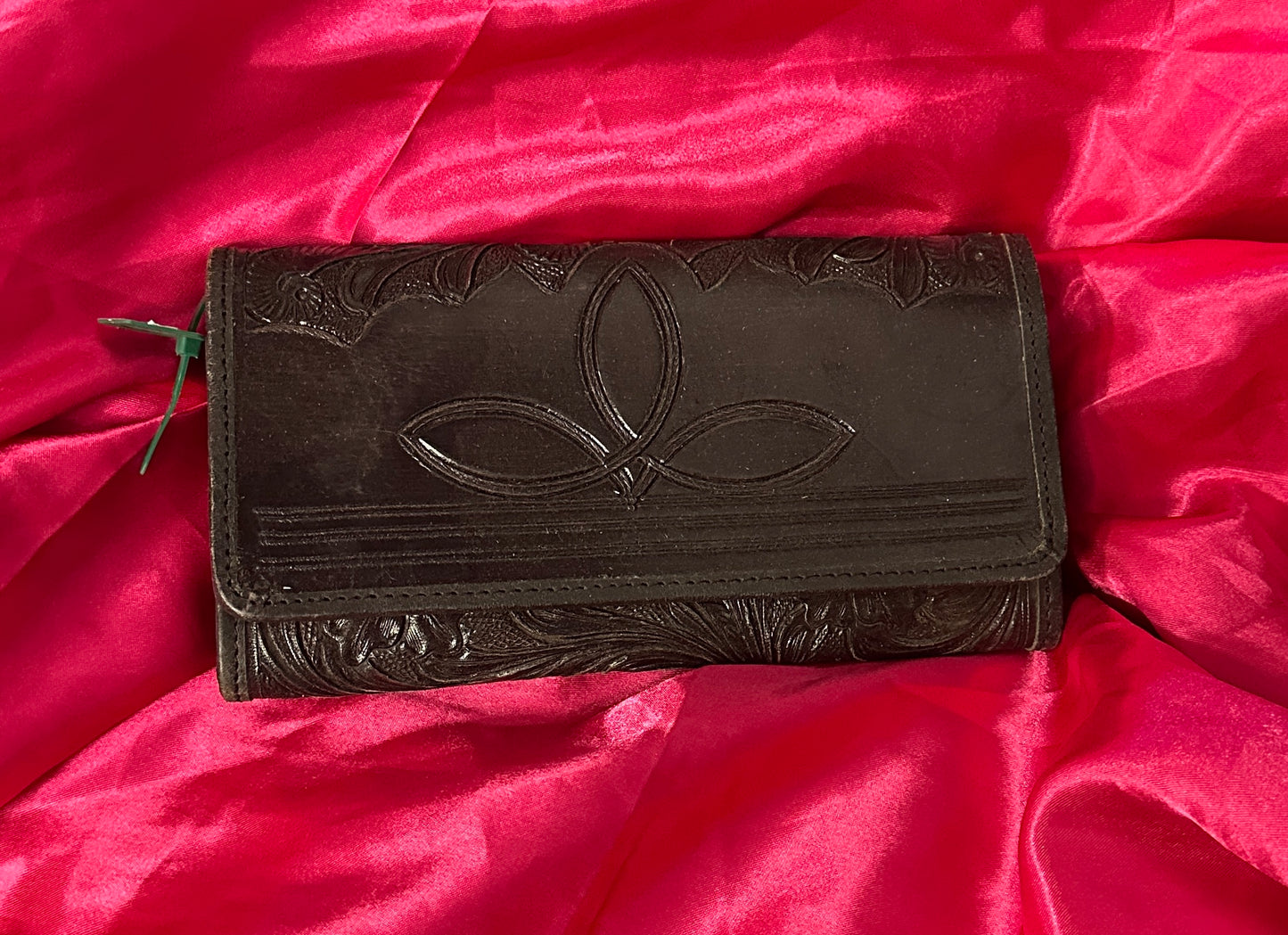 WL Black Leather Tool wallet