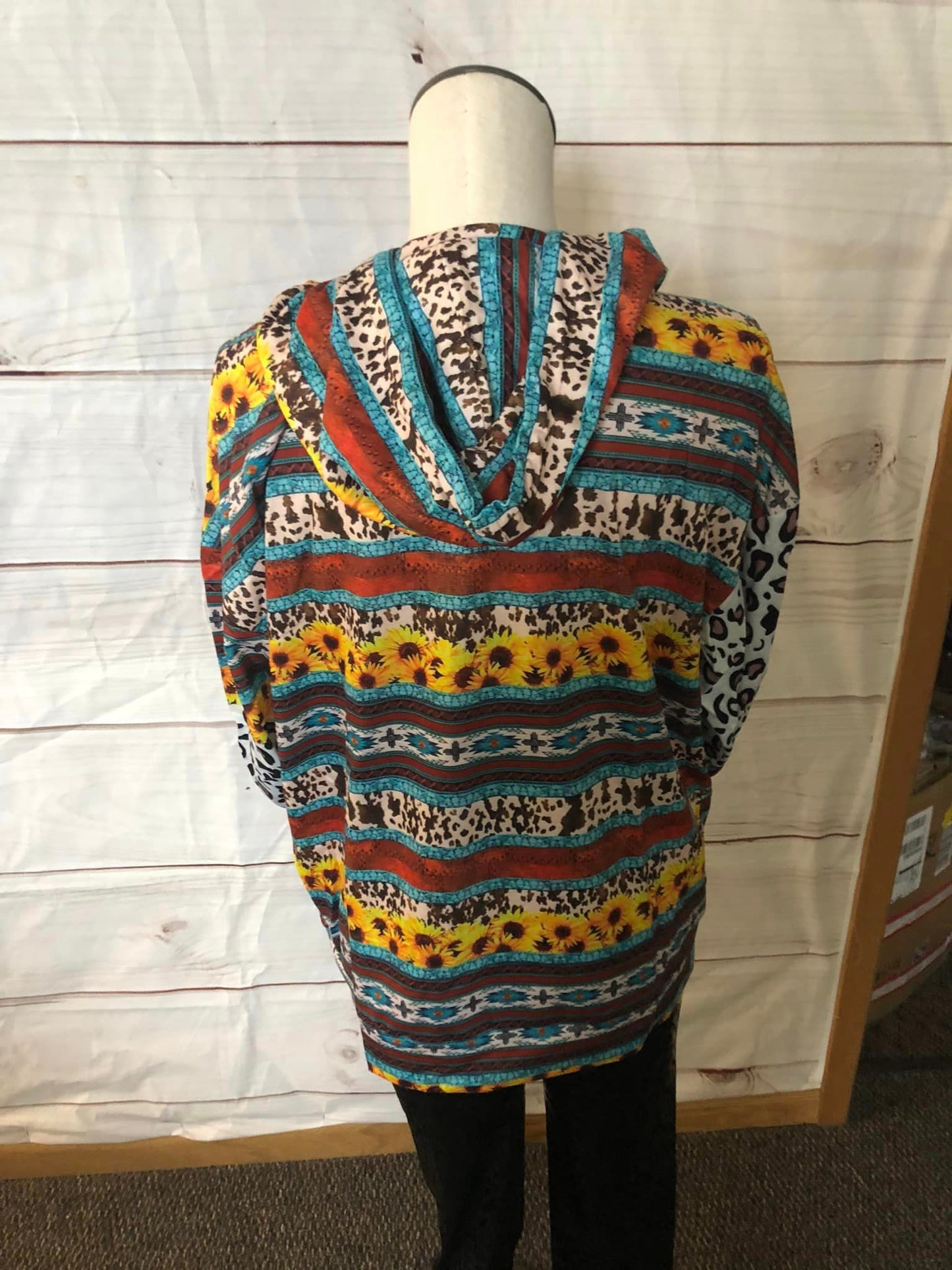 Leopard & Sunflower Hoodie