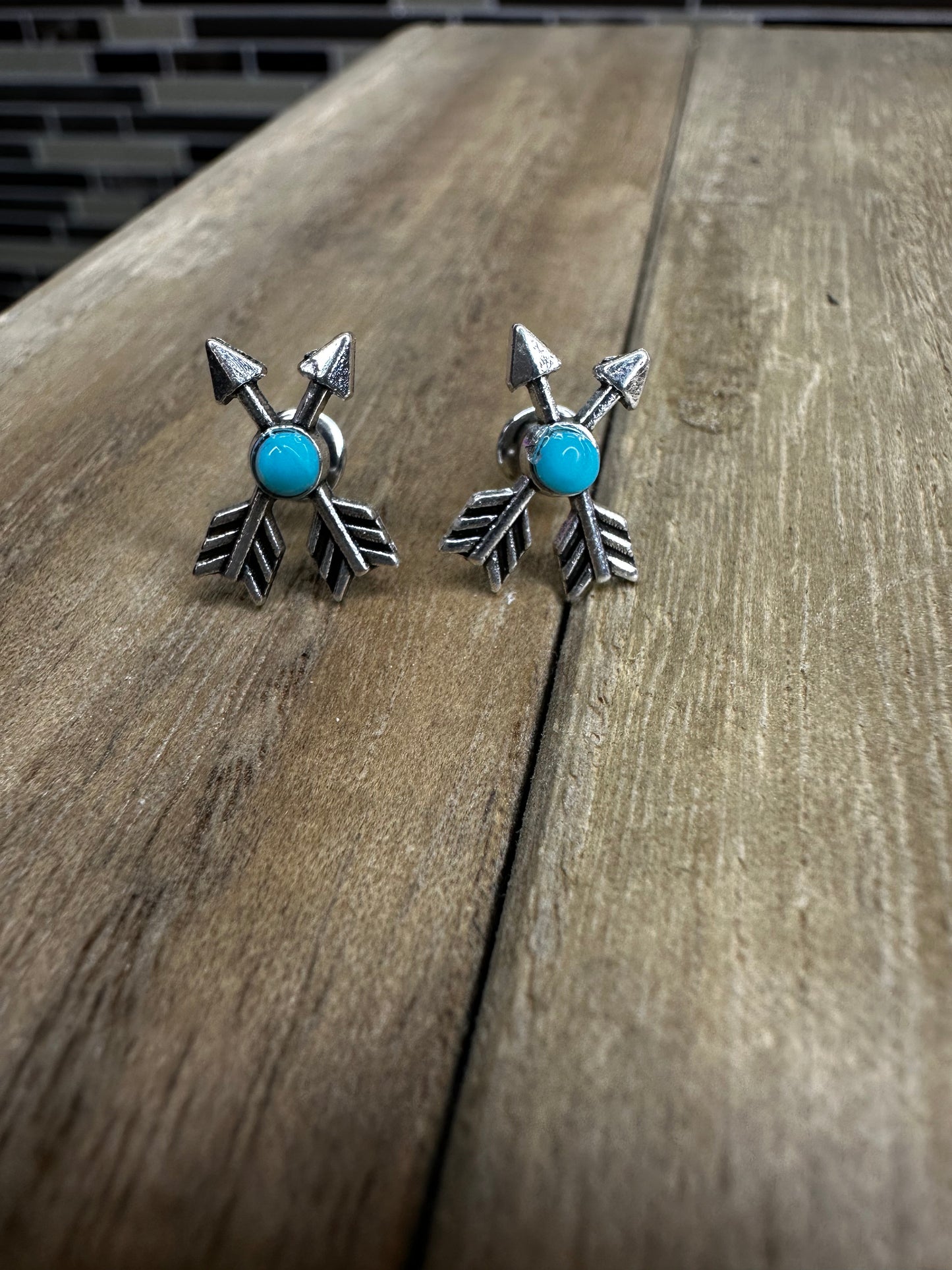 Silver & Turquoise Studs