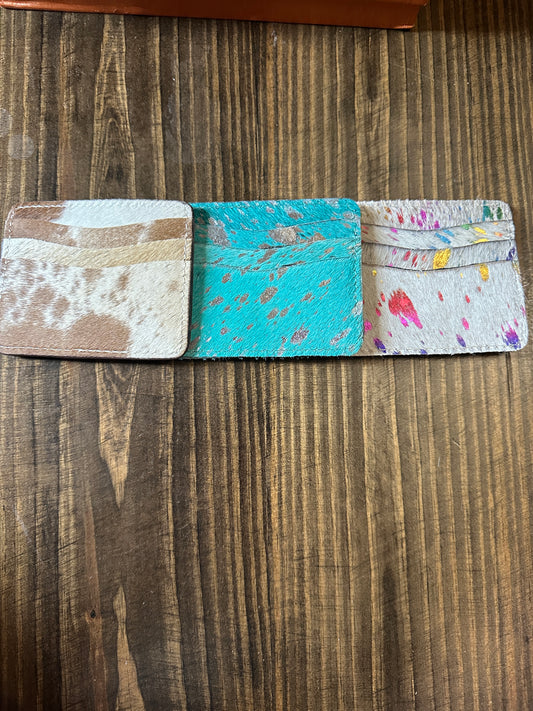 WL cowhide card wallet