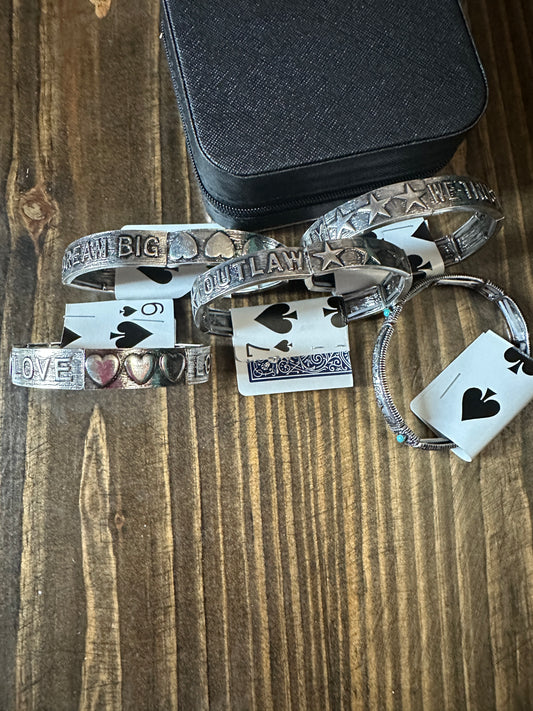 AG silver bracelets