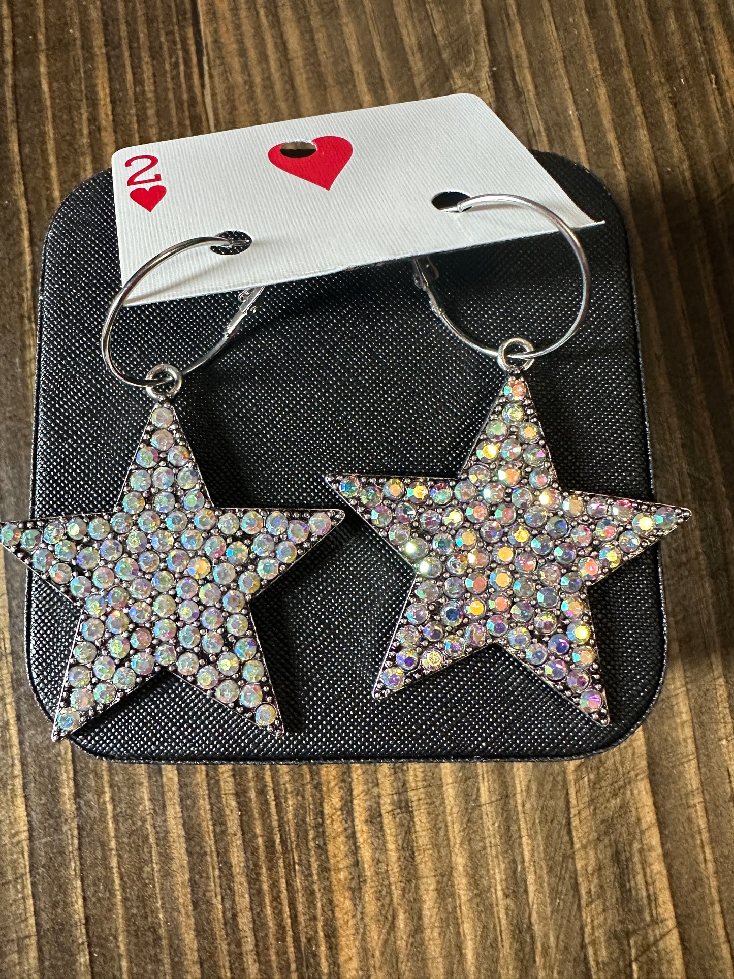 AG Crystal star earrings