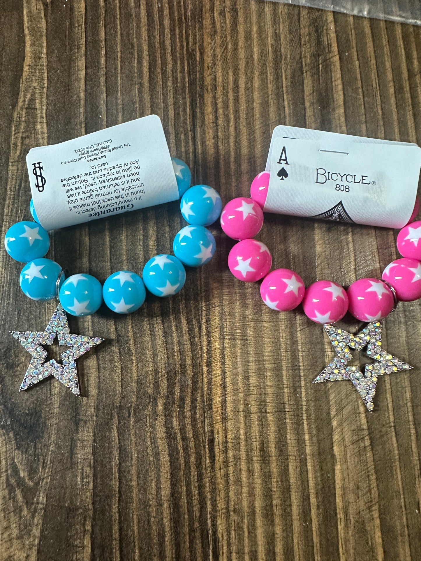 AG star bracelets