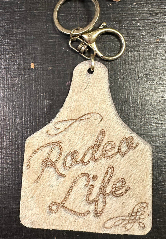 P2 Ear Tag Key Chains
