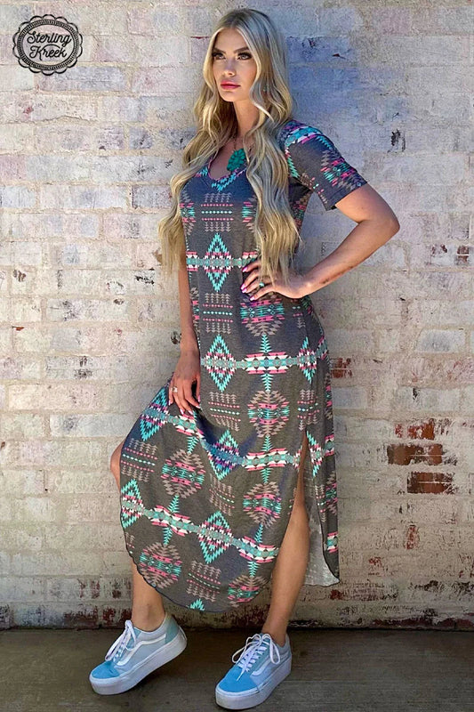 SK Aztec Heights Maxi Dress