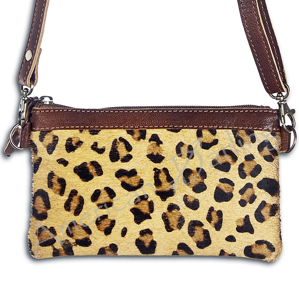 AD Leopard hide cross body