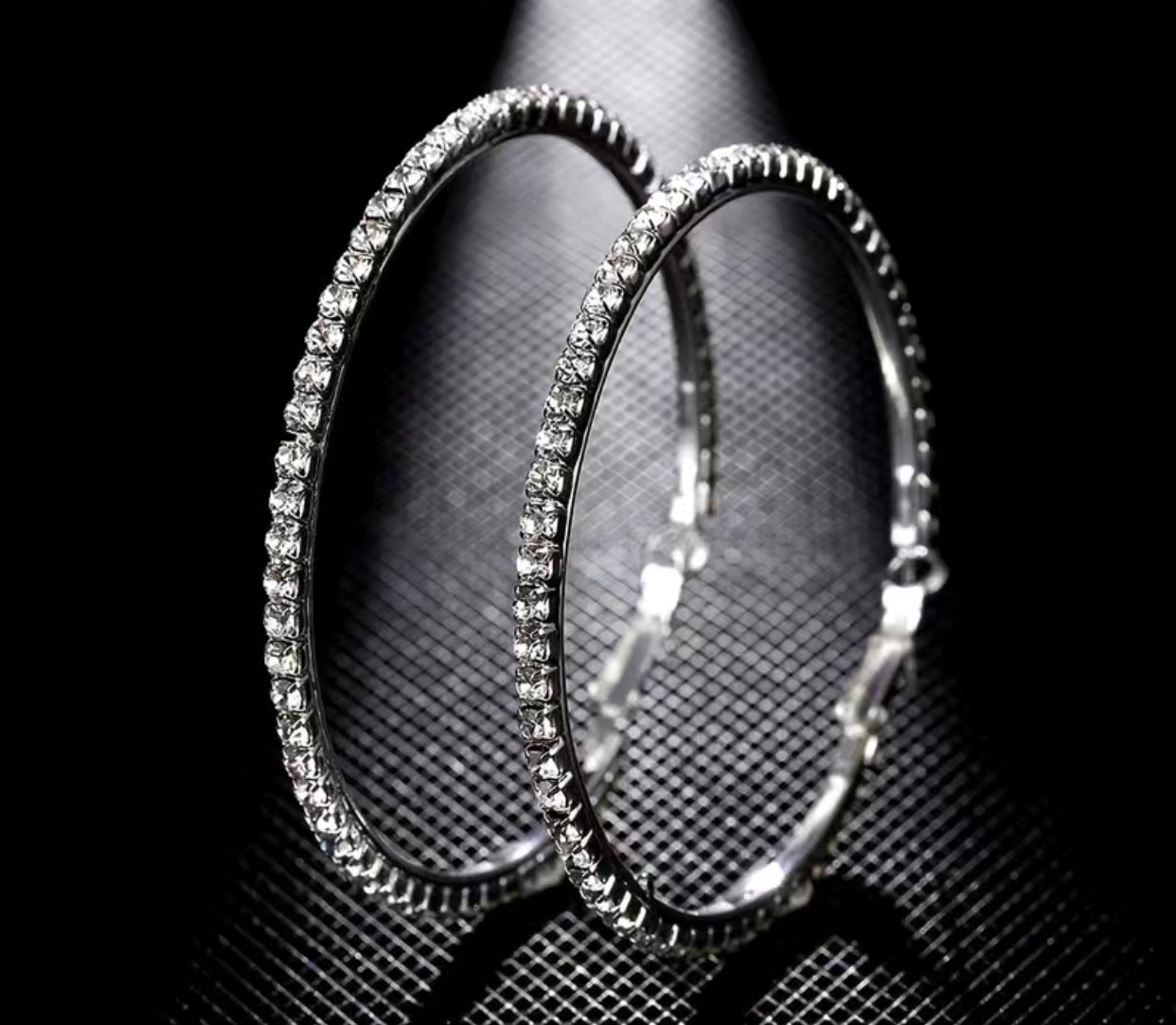 Silver Hoops