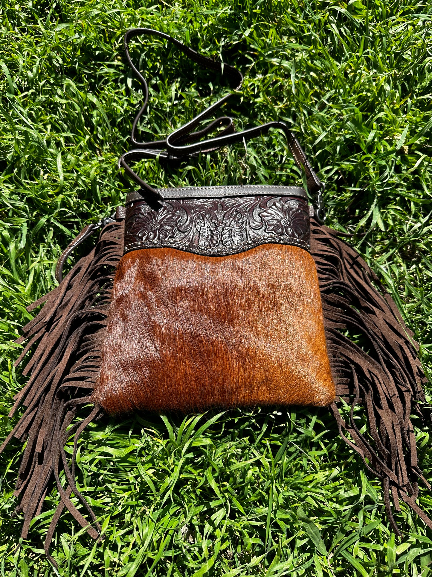 Fringe Hide Crossbody