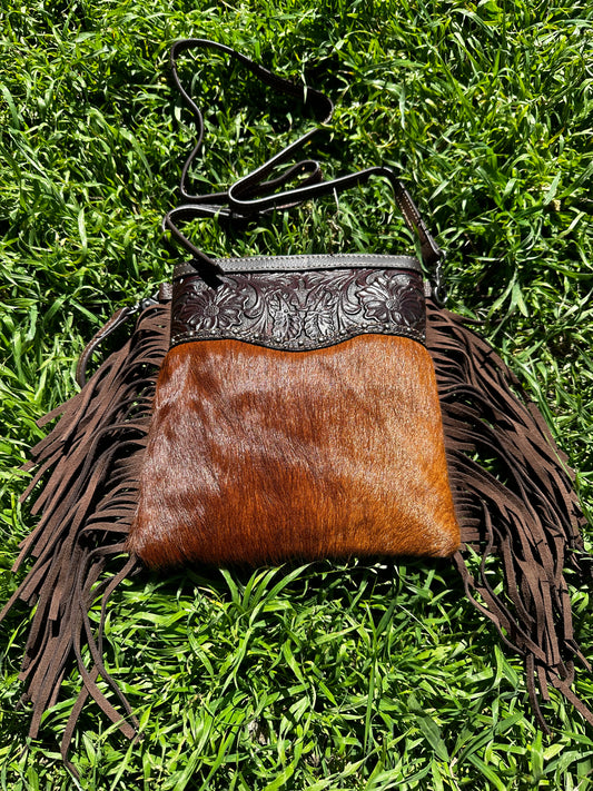 Fringe Hide Crossbody