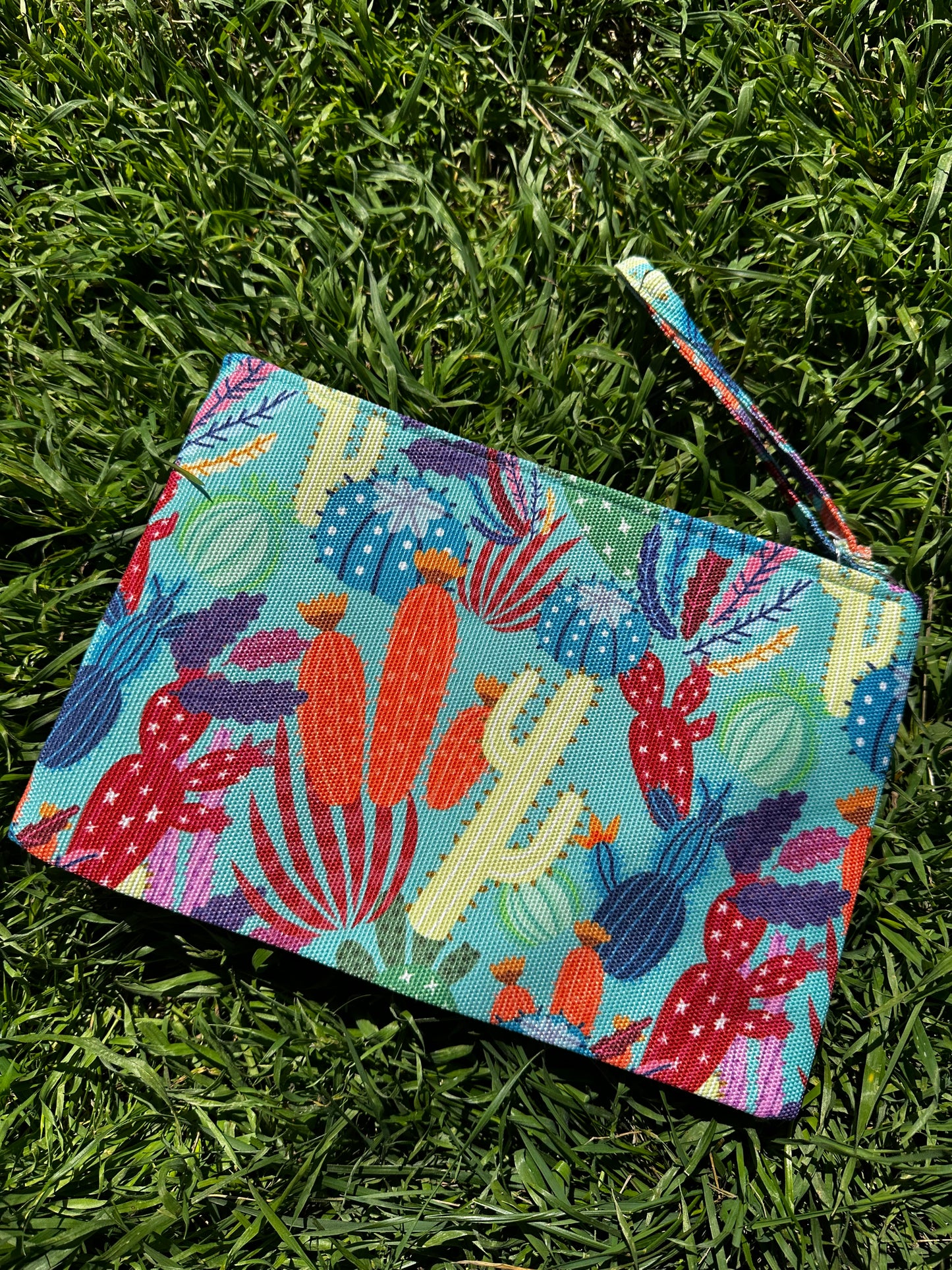 Cactus Large Wristlet