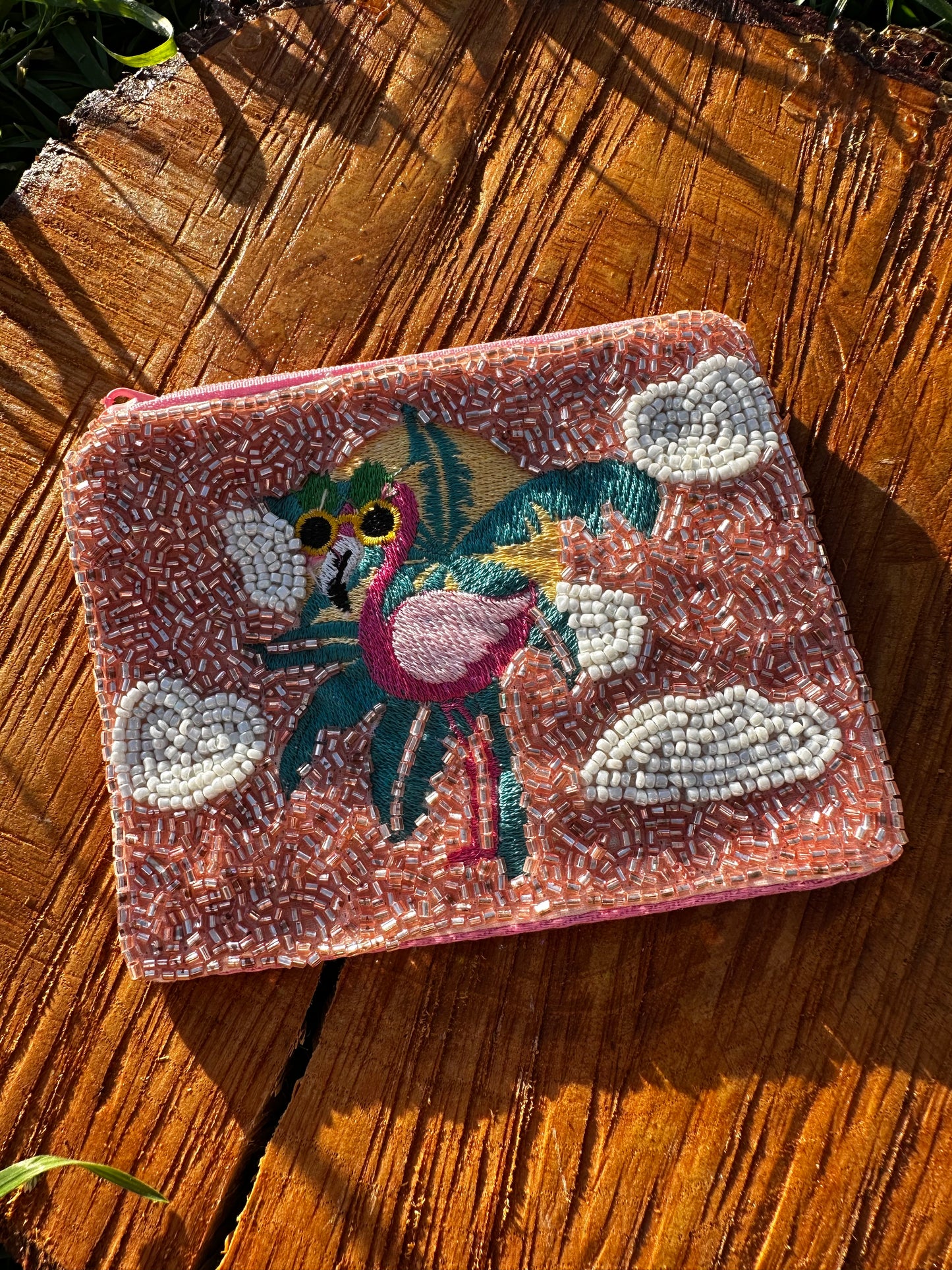 Flamingo Coin Pouches