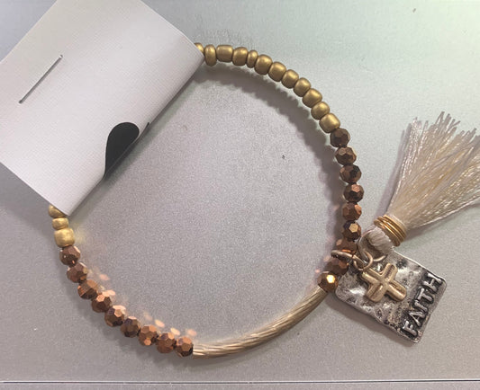 Bronze Faith Bracelet