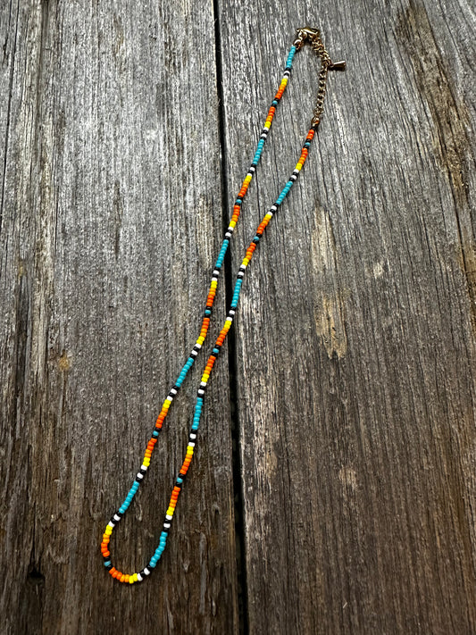 Sterling Kreek Sahara Bead Necklace