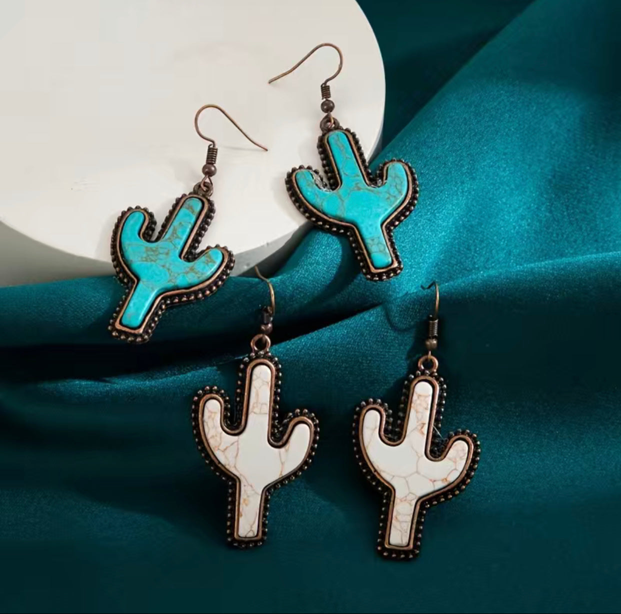 Cactus earrings